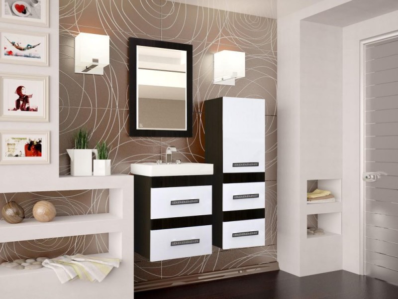 Умывальник с тумбой "Next60 F01" УП (Белый, ВКС) + "Сакура" подвесная Next-60 г. Самара Умывальник с тумбой "Next60 F01" УП (Белый, ВКС) + "Сакура" подвесная Next-60 г. Самара