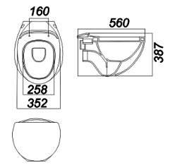 Унитаз подвесной Sanita Luxe Ringo с сиденьем soft close (микролифт) г. Самара Унитаз подвесной Sanita Luxe Ringo с сиденьем soft close (микролифт) г. Самара