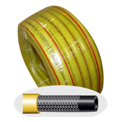 Шланг полив. арм. 3/4 ф18 ЭЛИТ ЖЕЛТЫЙ (TUBOFLEX) 25м Шланг полив. арм. 3/4 ф18 ЭЛИТ ЖЕЛТЫЙ (TUBOFLEX) 25м